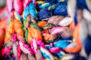 'Knit scarf macro' by m01229 on Flickr